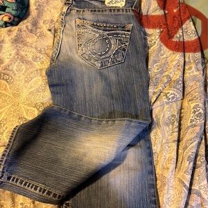 Big Star Women's Faded Blue Boot Cut Jeans